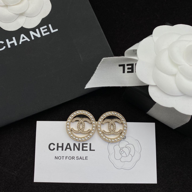 Ch*el earrings